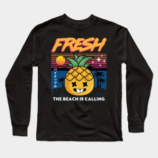 Pineapple Summer Long Sleeve T-Shirt